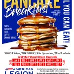 2025 Pancake Breakfast all months