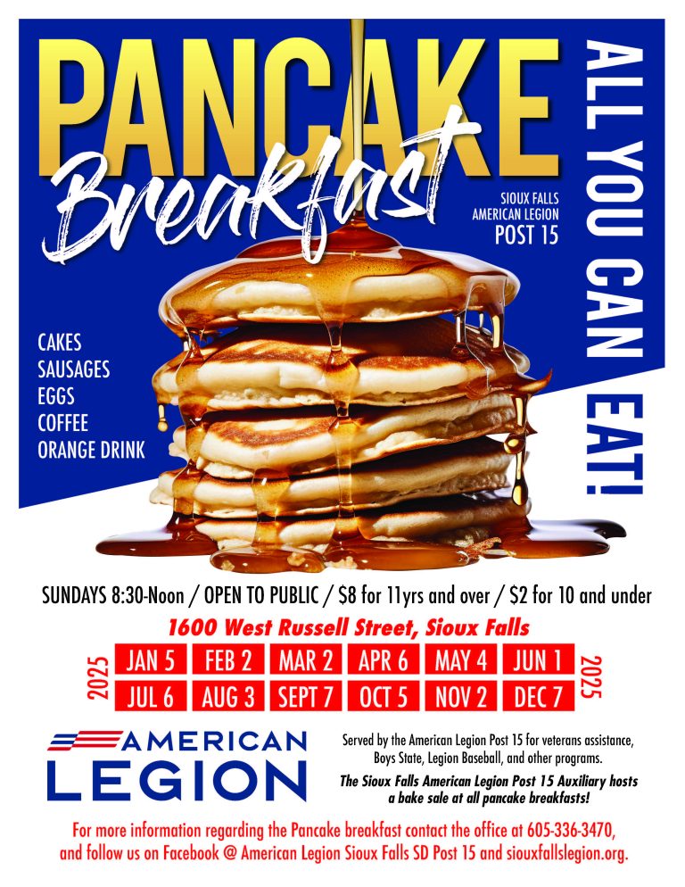 2025 Pancake Breakfast all months